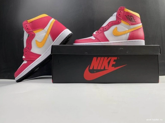 Fusion OGLight 555088-603 High 1 Air Jordan Red 0728
